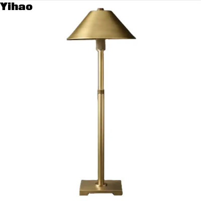 buy E26 / Candelabra Hardwired Rechargeable Brass Table Lamp Brass LED Desk Lamp online manufacture