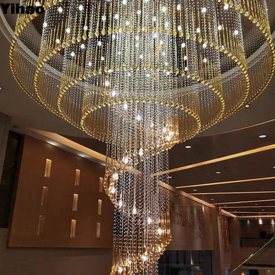 Buy Nickel / Brass / Bronze Rain Drop Linear Crystal Chandelier Dining Room online manufacture