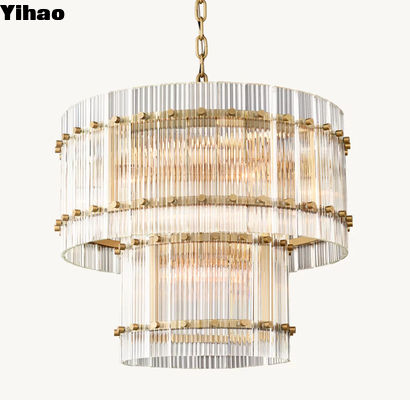 Buy San Marco Two Tier Round Crystal Chandelier Ceiling Light 22'' online manufacture