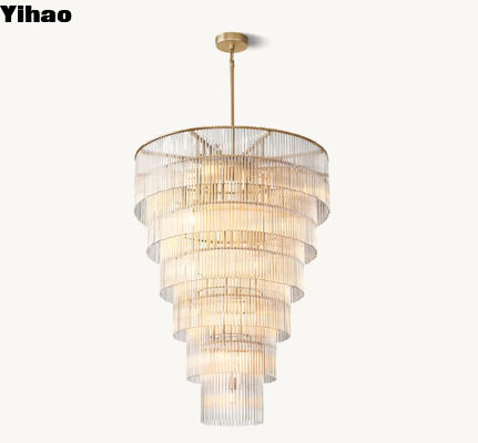 Buy Round Modern Glass Chandelier Amadeo Grand Chandelier 36'' online manufacture