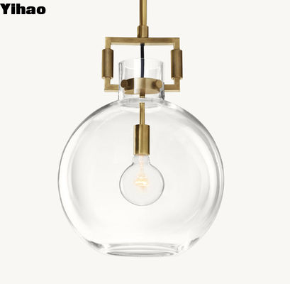 Buy 110-240V Suspended Pendant Light Machinist Glass Globe Pendant online manufacture