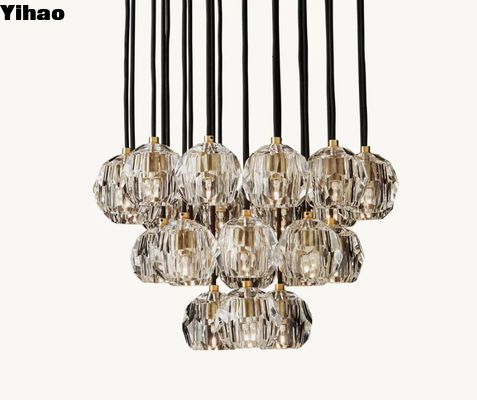 Buy Modern LED Vintage Chandelier Custom Made with Nickel Brass Bronze Finish online manufacture