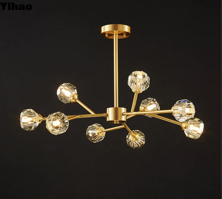 Buy Customizable Size Crystal Chandelier Gorgeous Yihaowo YH-1014-11 For Luxurious Spaces online manufacture
