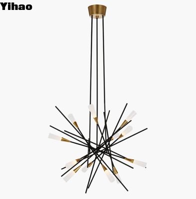 Buy CHC 5605 Stellar Medium Chandelier Matte Black / Matte White Antique Brass Crystal Chandelier online manufacture