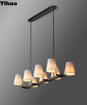 Buy Modern Nordic Linear Chandelier Brass/Copper Pendant Light Adjustable Height online manufacture
