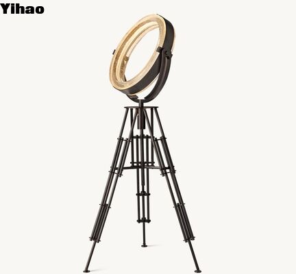 buy Yihao Farmhouse Luxury LED Copper Adjustable Floor Standing Lamp with 3500K Warm White Light for Living Room and Hotel online manufacture