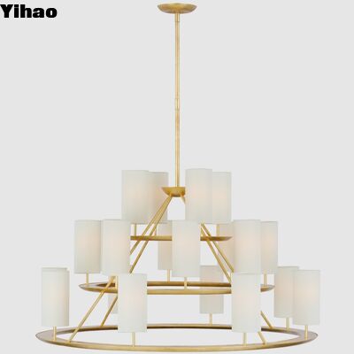 buy Brass Body Suspended Pendant Light with Customizable Design and 50000 Hours Lifespan for Modern Living Spaces online manufacture