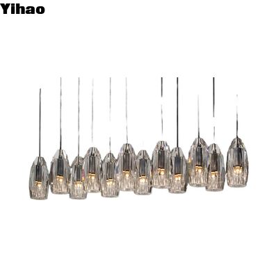 buy Yihao CHATELET Adjustable Height Linear Pendant Light with Brass Body and 50000 Hours Lifespan for Modern Living Room online manufacture
