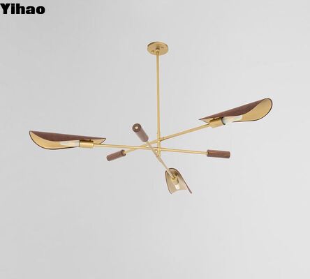 buy Brass Body Pendant Chandelier with 2700K Warm White LED and 50000 Hours Lifespan for Living Room online manufacture