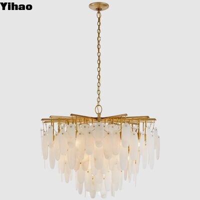 buy Modern Designer Alabaster Stone Pendant Light with Customizable Design and 50000 Hours Lifespan online manufacture