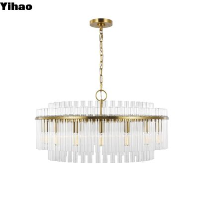buy Luxury Copper Crystal Chandelier with 50000 Hours Lifespan and Customizable Design for Modern Interiors online manufacture