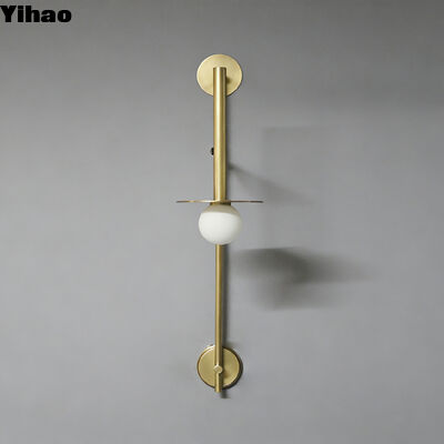 buy Modern Design Brass Wall Lamp with 2700K Warm White Light for Indoor Spaces online manufacture