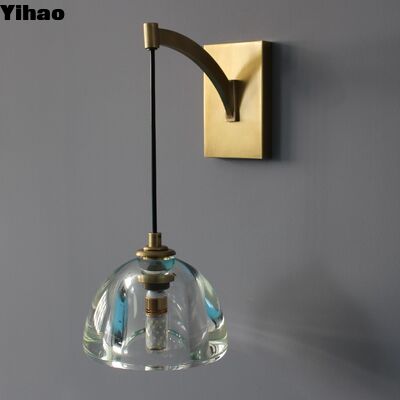 buy Modern Design Brass Wall Lamp with 3500K Warm White Light for Luxury Living Rooms online manufacture