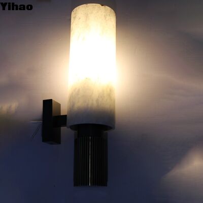 buy Modern Design Alabaster Shade Wall Lamp with 3500K Warm White LED for Living Room online manufacture