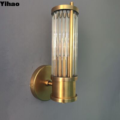buy Modern Brass Wall Lamp with 3500K Warm White Lighting for Living Rooms and Hotels online manufacture