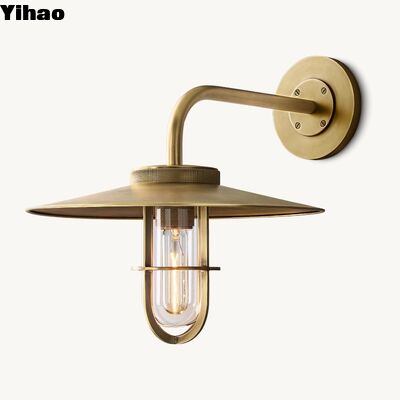 buy Copper Material Wall Lamp with 2700K Warm White Light and Modern Design for Living Room online manufacture