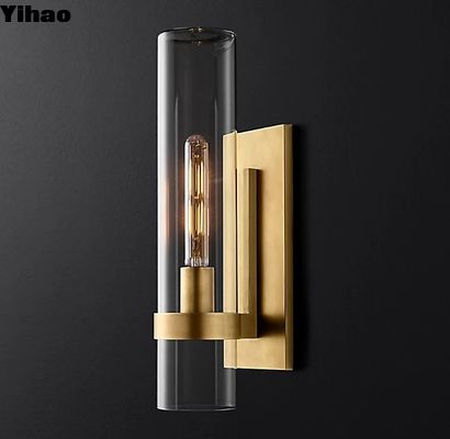 CE Decorative Wall Lamps Brass Exterior Lights Wall Mount 2000K CRI 99