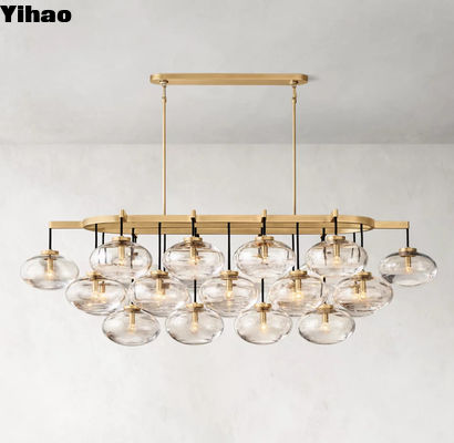 Brass RH Chandelier Cup Ceiling Light With Candelabra Bulb