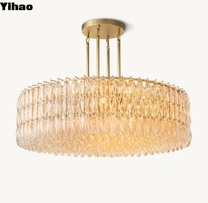 62'' Dining Room Crystal Chandeliers Modern 85-265 Volts