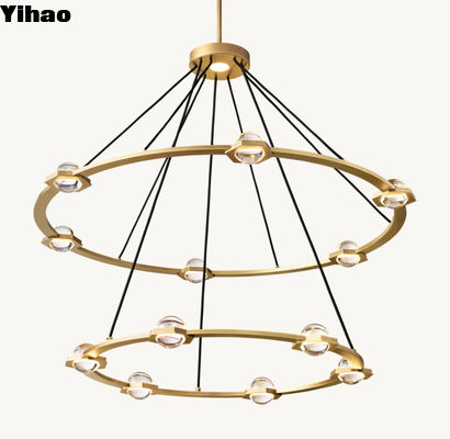 éClatant Two Tier Round Chandelier 48''