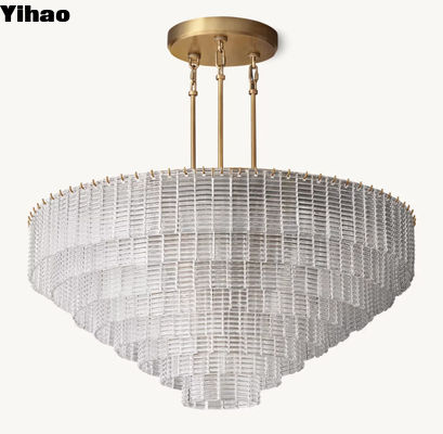 ROSH 60 Watts Antique Brass Pendant Chandelier Dining Room
