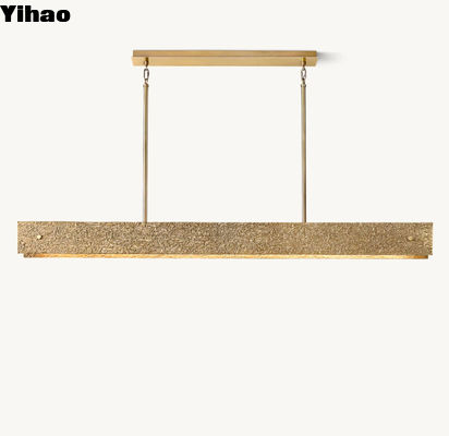 Ceiling Mount Vintage Hotel Lighting Vouvray Linear Chandelier 72''