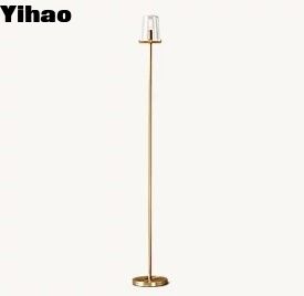 60'' H Modern Brass Reading Floor Lamp Polished Nickel Finish