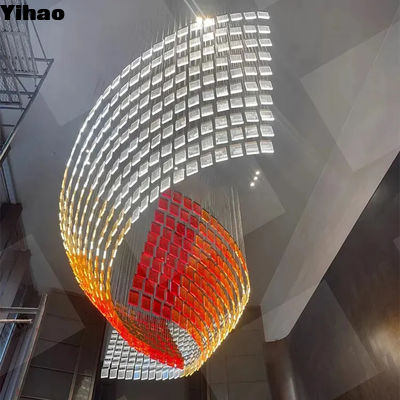110-240V Hotel Lobby Chandelier Modern Crystal Big Chandelier