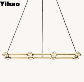 Antique Bronze Dining Room Chandelier Farmhouse Ceiling Light 110V-220V