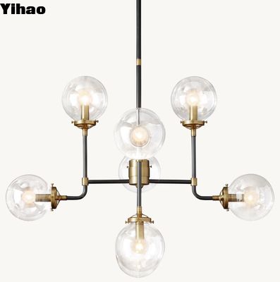Candelabra Bulb Type Crystal Chandelier Nickel/Brass/Bronze Frame Color