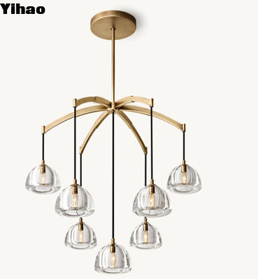 Custom Made Dining Table Chandelier with Nickel/Brass/Bronze Finish