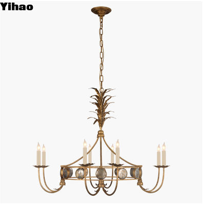 Gramercy Medium Ring Chandelier  Brass Bronze Modern Vintage Chandelier