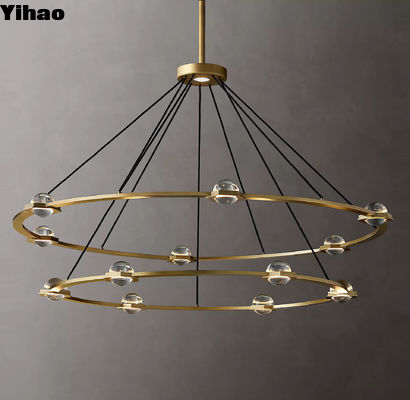 Double-levels Luxury Decorative Matte Modern Creative Restaurant Coffee Shop Bar Living Room Chandelier