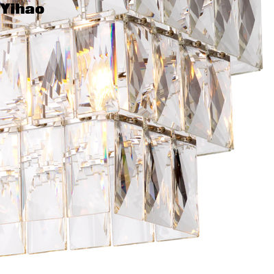 Modern Crystal Luxury Led Hanging Art Decorative Chandelier for Dining Table Living Room Bedroom Home