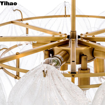 Beautiful Contemporary Modern Round Decorative Led Lighting Customized Contemporary Clear Chandelier