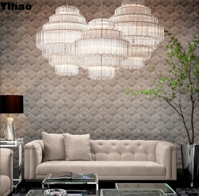 Villa Hall Modern Luxury Art Deco Design Crystal Chandelier For Hotel Home Living Room