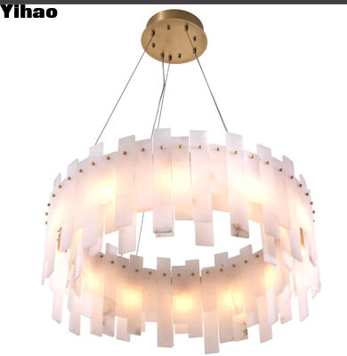 Villa Decorative Hang Lamp Chandelier for Living Dining Bedroom Circular Ceiling Design Modern Chandelier