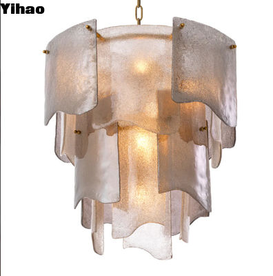 15 Kg Round Crystal Chandelier Lamp for Indoor Ceiling