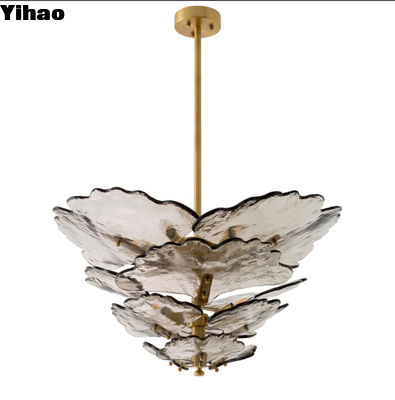 Luxury Modern Large Brass Crystal Chandelier For Dining Room Indoor Ceiling Mount Decoration