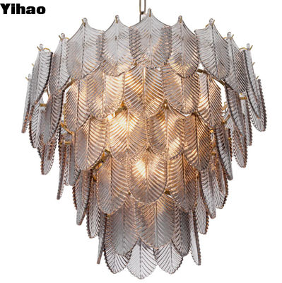 Indoor Art Decorative Luxury Modern Chandelier For High Ceiling Living Room
