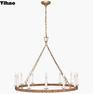 Vsual Comfort Arena Darlana Large Wrapped Ring Chandelier CHC 5873