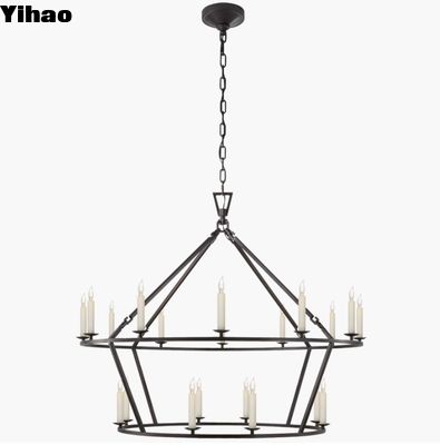 Vsual Comfort Darlana Large Two-Tiered Ring Chandelier CHC 5179