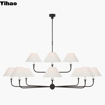 Vsual Comfort Piaf Oversized Two Tier Chandelier TOB 5458