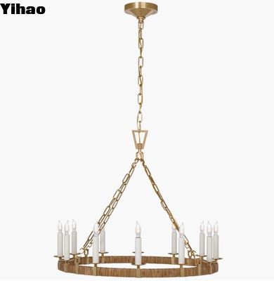 CHC 5872 Medium Wrapped Ring Chandelier by Visual Comfort Darlana