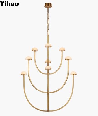 KW 5622 Pedra X-Large Three-Tier Brass Crystal Chandelier Bronze / Polished Nickel / Antique-Burnished Brass