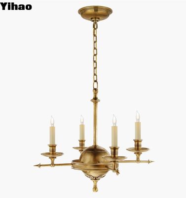 CHC 1448 Visual Comfort Small Leaf And Arrow Chandelier 14