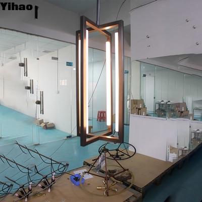 Brass Frame LED Pendant Light with Crystal Shade E12 Bulb Base