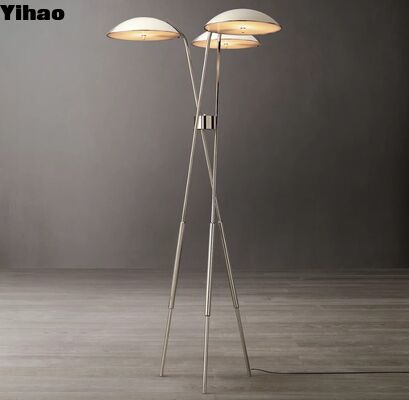 Yihao Vintage Copper Floor Lamp with Customizable Design and Farmhouse Style for Living Room
