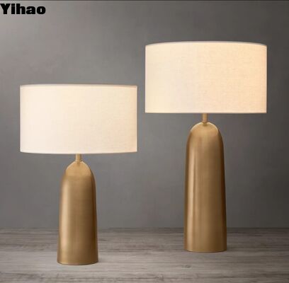 Modern Design Copper Body Table Lamp with 2700K Warm White LED Light for Living Room and Bedroom