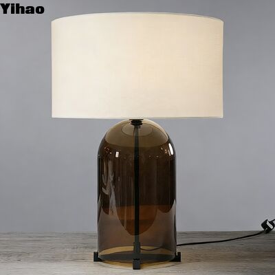 Modern 2700K Warm White LED Table Lamp with E26 Bulb Base and 30000 Hours Lifespan for Bedside Decorative Lighting